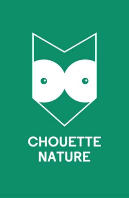 Logo label chouette nature tourisme vert