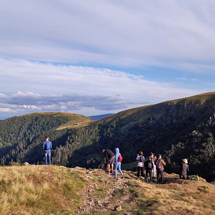 Journée sur les crêtes des hautes vosges en groupe - village vacances 4 Vents