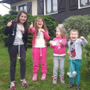 Club enfants pendant les vacances scolaires au village vacances les 4 Vents Ramonchamp