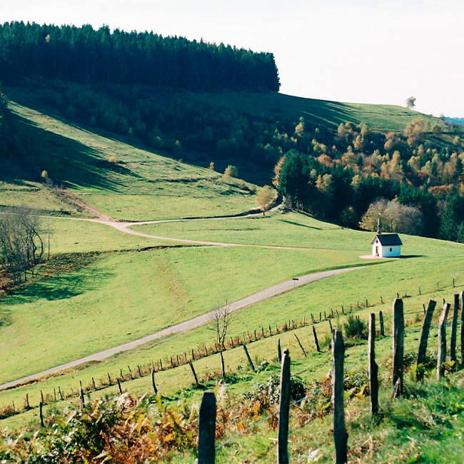 Chapelle des Vés en Automne - village vacances 4 Vents Ramonchamp